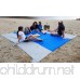 Best Sandproof Large Beach Blanket - Huge '9 x '10 - Holds 7 Adults - Quick Dry Durable 210T Nylon 5 Sand Pockets Valuables Storage Anchor Loops & Quality Stakes - Oversized Beach Blanket - B06XY2QBC2