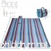 Extra Large Picnic Blanket Waterproof 79 x 79 with Tote Camping Mat Striped Ground Sheet for Summer Beach Hiking Grass Travel Outdoor Blanket - B07DZJQSLY