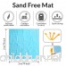 FRiEQ Sand Free Beach Mat/Outdoor Blanket Compact and Lightweight with Large Size 79×79 for Summer Beach or Outdoor Supplies - B07DJ38HPN