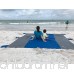 Omnife Oversized Sand Free Beach Blanket/Picnic Blanket (Two sizes available: XL- 7' x 9’ or XXL- 9’ x 10’) – 100% Parachute Nylon - Include 6 Built-In Sand Pockets + 4 Metal Anchor Stakes - B073V9MGNK
