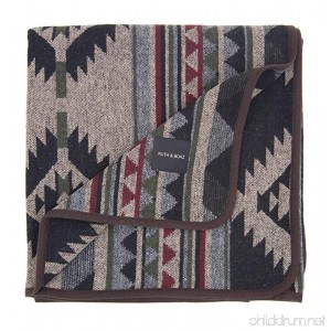 RUTH&BOAZ Outdoor Wool Blend Blanket Ethnic Inka Pattern(L) - B07421FKTD