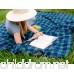 Summer Outdoor Blanket by Laguna Beach Textile Co. (Oversized) Picnic Camping Lounging Beach | Soft Fleece Top Waterproof & Sand Proof Bottom | Travel Portable Compact - B077R4D836