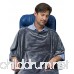 Travelrest 4-in-1 Premier Class Travel Blanket with Zipped Pocket - Soft & Luxurious - Also Use As Lumbar Support or Neck Pillow (Includes Stuff Sack) - B00B91ESOI