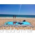 Vcon22 BLUNKEE Sand Proof Beach Blanket XL 10x9ft Soft QuickDry with Sand Shovel Bottle Opener 8 Sand Pockets Stakes Huge Zippered Pocket. Outdoor Mat for Picnic Camping Hiking or Festivals - B07BTPFDL2