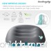 inflatable camping backpacking travel pillow -camp outdoor hammock lumbar pillows basic sleeping bag air ultralight blow up compressible Comfortable compact Ergonomic pillow for neck kids while beach - B0775ZG83H