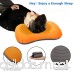 MATDOM Inflatable Camping Pillow with Mask - Comfort Lumbar Neck Support for Car Airplane Chair - B07F7SX599