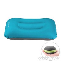 OMZER Inflatable Travel Camping Pillow  Backpacking Pillow Portable Compressible Pillow for Neck and Lumbar Support  Outdoor Hiking  Backpacking  Airplane  Car  Office Sleeping - B07B3N1ZLM