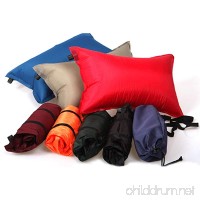Outdoor Self Inflatable Camping Pillow  Lightweight Travel Pillow  Airplane Sleep Air Pillow Cushion Color at Random 1Piece - B01E8XM4US