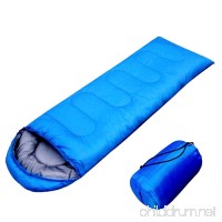 Camping Sleeping Bag  Envelope Sleeping Bag  Easy to carry Blue Warm Adult Sleeping Bag Outdoor Sports Camping Hiking With Carry Bag Lightweight - B01EWUUJKE