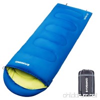 FUNDANGO Lightweight Compact Adults Sleeping Bags for Camping Hiking Backpacking  4 Season Warm Cool Cold Weather 8/26/42 Degree F  Compression Sack Included - B074PN7DWJ