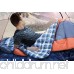 FUUNSOO Flannel Sleeping bags for Camping Envelope Portable Lightweight Waterproof Backpacking Sleeping Bag with Compression Sack for Adult & Kids 4 Season Camping Traveling Hiking Outdoor - B07DC3MV4B