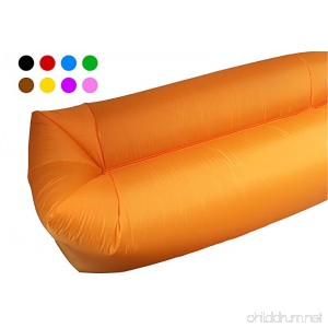 Inflatable Lounger Couch Camping Air Sofa Sleeping bag Waterproof Outdoor Bed Portable Compression Sacks With Carry bag Great furniture to use as bed hammock Chair Mattress Floats Water - B071PCX5VF