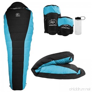 Outdoor Vitals Atlas 15°F Lightweight Down Sleeping Bag with Compression Sack & - B00KWU4YL4