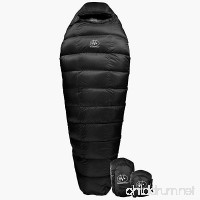 Outdoor Vitals Summit 20°F Down Sleeping Bag  800 Fill Power  3 Season  Mummy  Ultralight  Camping  Hiking - B06VWVHVRH