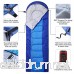 SEMOO Envelope Sleeping Bag - Lightweight Portable Waterproof Comfort With Compression Sack Temp Rating 23F/-5C - Great For 3 Season Traveling Backpacking Camping Hiking - B07CLSGLZN