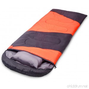 X-CHENG Sleeping Bag - ECO Friendly Materials - Waterproof & Machine Washable - 40℉ Available - Perfect for Camping Hiking - Color Blocking - Comes with Complimentary Gift - B07F71CB5Q