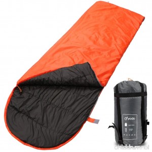 yodo Compact Warm Weather Sleeping Bag for Outdoor Camping Hiking Backpacking Travel with Compression Sack for Women and Men 60-80 Degree F - B0147XULOU