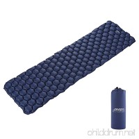 Crazystone Ultralight Inflatable Sleeping Pad Compact air Camping Mat For Backpacking Traveling and Hiking - Comfortable Air Cells Design - B07F1MQMCG
