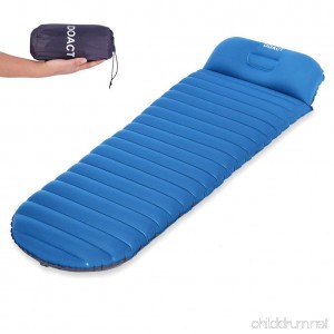 DOACT Sleeping Pad for Camping Backpacking Hiking Traveling Inflatable No Leakage Air Pad Used with Sleeping Bag or Mat for Sleep Comfortably All Night - B07D6HRWR2