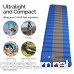 ELECTRFIRE Inflated Sleeping Pad Lightweight Inflatable Air Camping Mat with Built In Pump for Traveling Tenting Camping Climbing Backpacking Fishing - B07BKVXR7T