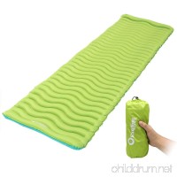 Exqline Sleeping Pad  Ultralight Inflatable Sleeping Pad Ultra-Compact Sleeping Mat for Backpacking Camping Hiking Traveling - B07D8TC6DF