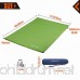 KingCamp Double Sleeping Pad TRIPLE ZONE Camping Mat with Built-in Pillow Self-Inflating TPU Coating Damp-proof Durable for Outdoor Carry Bag Included - B015WF7BA4