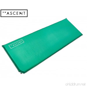 NW Ascent Sleeping Pad - Long and wide self-inflating air mattress for camping hiking backpacking or cot - B06W558BQJ
