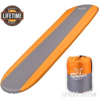Self Inflating Sleeping Pad Lightweight - Compact Foam Padding Waterproof Inflatable Mat - Best for Camping Hiking Backpacking - Thick 1.5 Inch for Comfortable Sleep - Insulated Camping Mattress - B06XRJS4DD