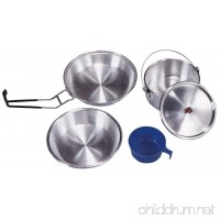 Stansport Mess Kit Extra Heavy Duty Alulminum-Polished - B001XUS69I