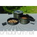 Texsport Trailblazer Black Ice Hard Anodized Cook Set - B000P9ISSC