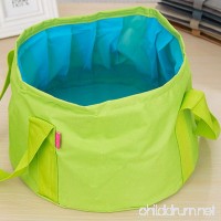 Compact Collapsible Bucket Camping Water Container with Oxford cloth Portable Folding for Hiking Travelling Fishing Washing and Boating 15L/3 gal - B07FF6FTSN