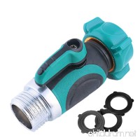 Fenleo Garden Hose to Shut Off Valve Connect Outside Spigot Friendly Faucet Extension - No Leak Experience - Tight Seal Ball Valve Hose Fitting - B07F71R3PS