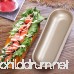 Fenleo Hot Dog Bun Pan Hotdog Bread Mould Non Stick Bakeware 7 Inch Oval Cake Mold - B078K5LDRT