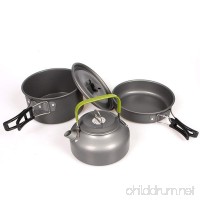 Oceanheart Portable Camping Cookware Set Camping Pots Aluminum Cooking Pan for Picnic  Outdoor Camping  Hiking  Backpacking - B01N8TUCZY