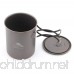 TOAKS POT-800 Ultralight Titanium Pot Outdoor Camping Cookware Titanium Water Cup Folding Handle 800ml - B06XSBS1W9