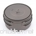 TOAKS POT-900-D130 Ultralight Titanium Pot with Heat Resistant Folding Handle - B071VR78LF