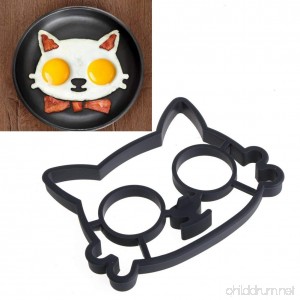 Doober Silicone Cats Shaped Egg Shaper Fried Eggs Kitchen Cooking Tools Mould Ring Mold - B01MYFDY6J
