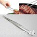 Ownsig 30cm Stainless Steel Tongs For Barbecue Food Tweezers Clip Applicable For BBQ Of Individuals Families Restaurant - B07DRF7DKQ