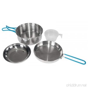 Stansport One Person Stainless Steel Cook Set Silver - B079WC1YGH