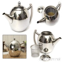 BeiQian 1.5L/1L Stainless Steel Teapot Coffee Pot Filter Strainer Kitchenware Barware 1 L - B07FS71MY6