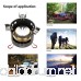 Ezyoutdoor Camping Kettle Portable Camping Cooking Set Cookware Alcohol Stove Water Boiler Pot 1.4L Stove Heater+Support Bracket - B078V45WTX