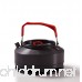 Portable Anodized Aluminum Camping Kettle 0.8L Outdoor Hiking Camping Water Coffee Tea Pot - B01HRA51AO