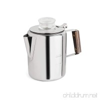 Tops 55702 Rapid Brew Stovetop Coffee Percolator  Stainless Steel  2-3 Cup - B000QOM6P2