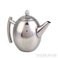 XiDang 1.5L/1L Stainless Steel Teapot Coffee Pot Filter Strainer Kitchenware Barware 1 L - B07FS44VY8