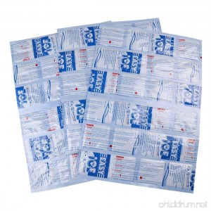 Easy Ice Reusable Ice and heat packs.keeps cool an fresh. 3 sheets 4-ply. chillers for cooler bag ice box - B00Y8O7I5Y