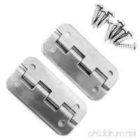 Stainless Steel Replacement Cooler Hinges for Igloo Style Ice Chests (pack of 2 hinges  8 screws) - B01MTW4PV8