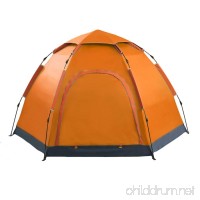 3-5 People  Hexagonal Yurts  Outdoor Camping Tents  Single Storey  Double Doors  Fully Automatic  Pop up Tents - B07FY4VHHB