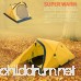 Hillman Portable Camping Tent Silicon Stronger Wind Resistance Tent with Storage Bag Yellow - B06XZ3M9VM