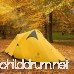 Hillman Portable Camping Tent Silicon Stronger Wind Resistance Tent with Storage Bag Yellow - B06XZ3M9VM