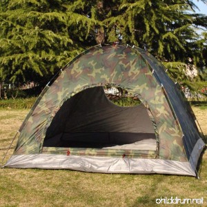 YUIOP Portable 1-2 Person Tent Camouflage Waterproof Windproof Camping Tent Outdoor Hiking Traveling - B0749K3CJN